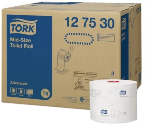 Tork Mid-size Toilet Roll T6 C/27 – 127530