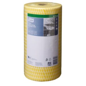 Tork Yellow Heavy-Duty Colour Coded Cleaning Cloth P/4 – 297602