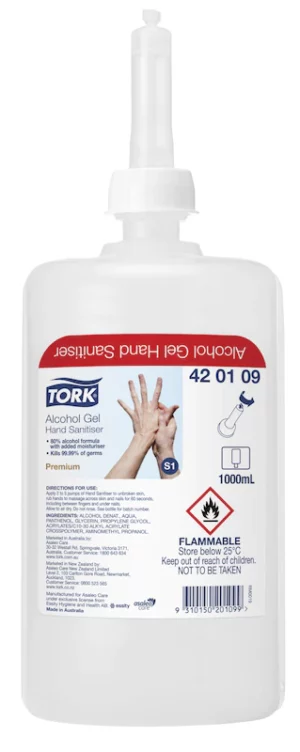 Tork Alcohol Gel Hand Sanitiser S1 C/6 – 420109