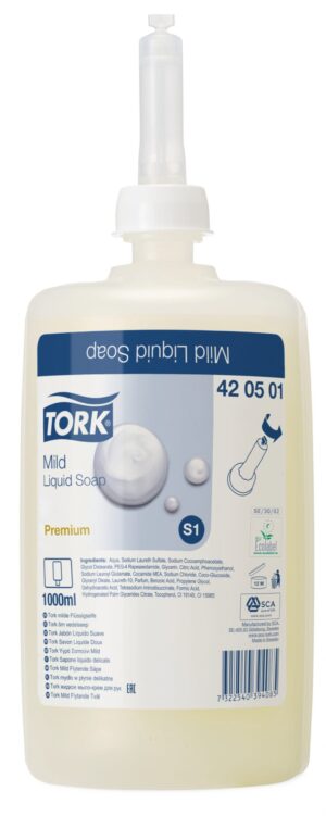Tork Mild Liquid Soap S1 C/6 – 420501