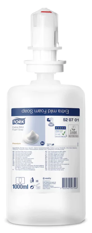 Tork Extra Mild Foam Soap S4 C/6 – 520701