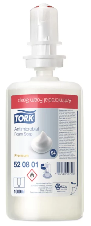 Tork Antimicrobial Foam Soap S4 C/6 – 520801