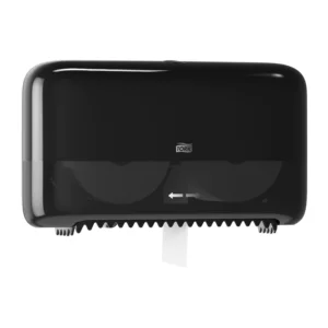 Tork Twin Coreless Mid-Size Toilet Roll Dispenser Black T7 – 558048