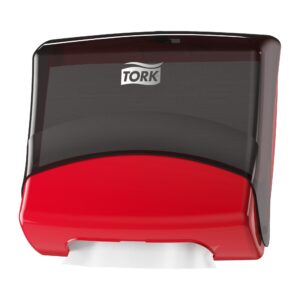 Tork Folded Wiper/Cloth Dispenser W4 Red/Black – 654008