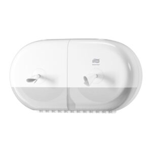 Tork SmartOne Twin Mini Toilet Roll Dispenser T9 White – 682000